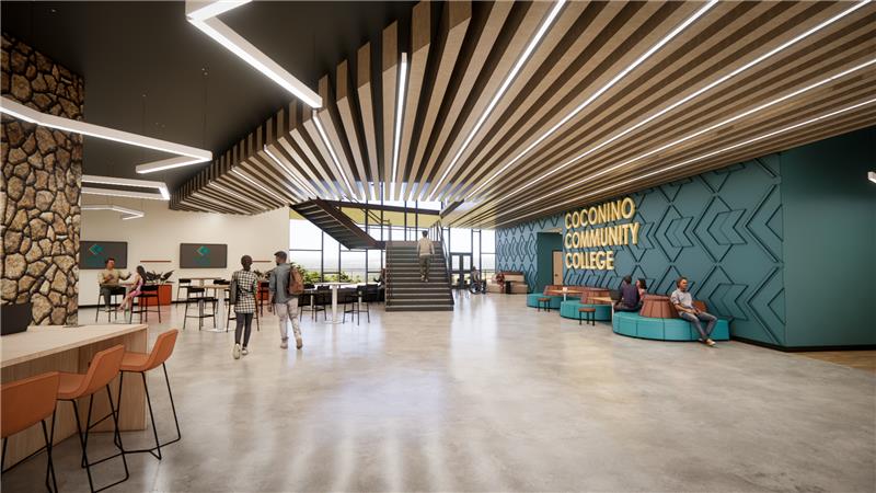 Fourth Street Campus Example - Inside Entrace