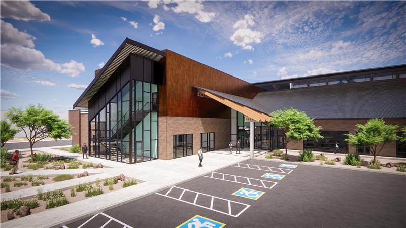 Fourth Street Campus Example - Outside Entrance