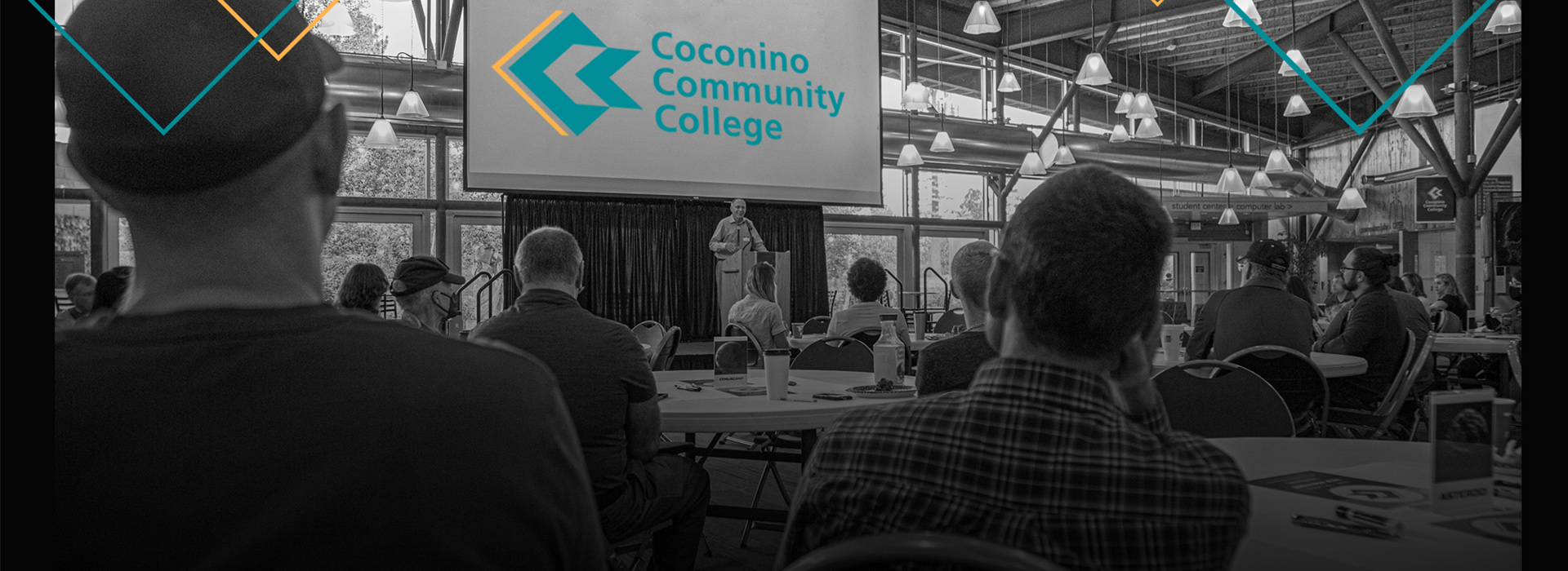 College Event with a Presenter Photograph
